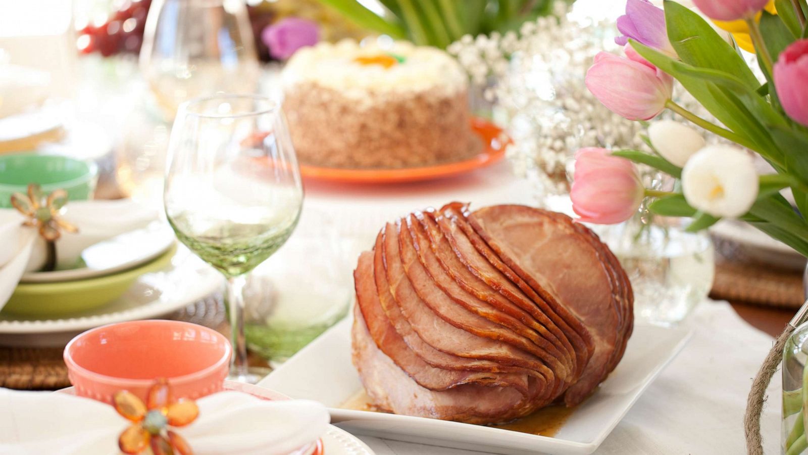 PHOTO: Easter Dinner with ham.