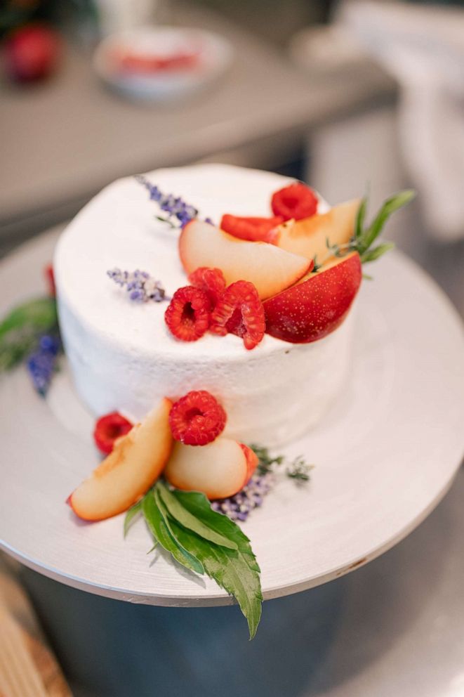 PHOTO: An Easter cake with fresh berries.