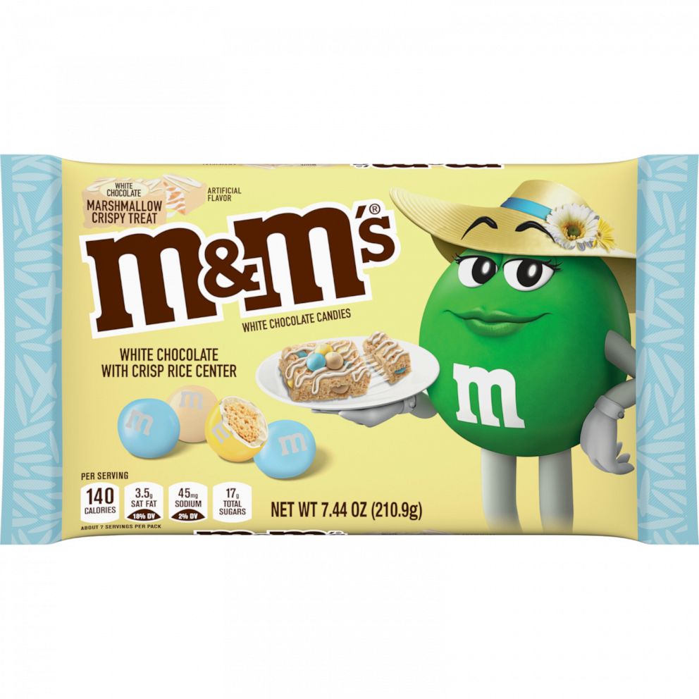 PHOTO: New white chocolate M&M's for Easter.