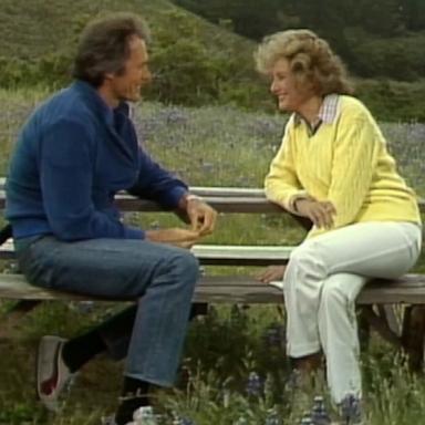 PHOTO: Barbara Walters is seen interviewing Clint Eastwood in a clip from "Barbara Walters: Tell Me Everything" streaming June 23 on Hulu and Hulu on Disney+.