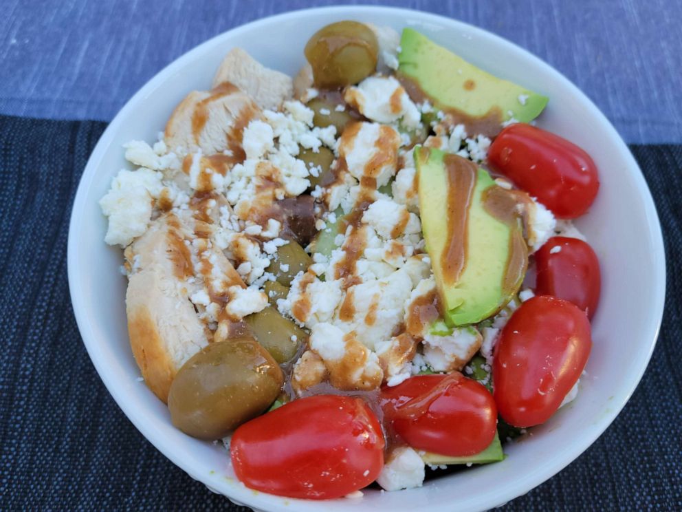 PHOTO: A simple Greek energy bowl from Ian K. Smith's new book.