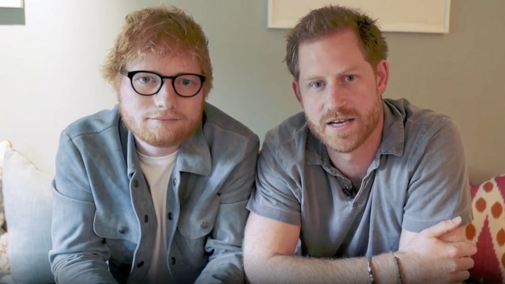 VIDEO: Prince Harry and Ed Sheeran team up for World Mental Health Day