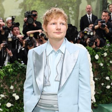 PHOTO: Ed Sheeran attends The 2024 Met Gala Celebrating "Sleeping Beauties: Reawakening Fashion" at The Metropolitan Museum of Art in New York City, May 06, 2024.