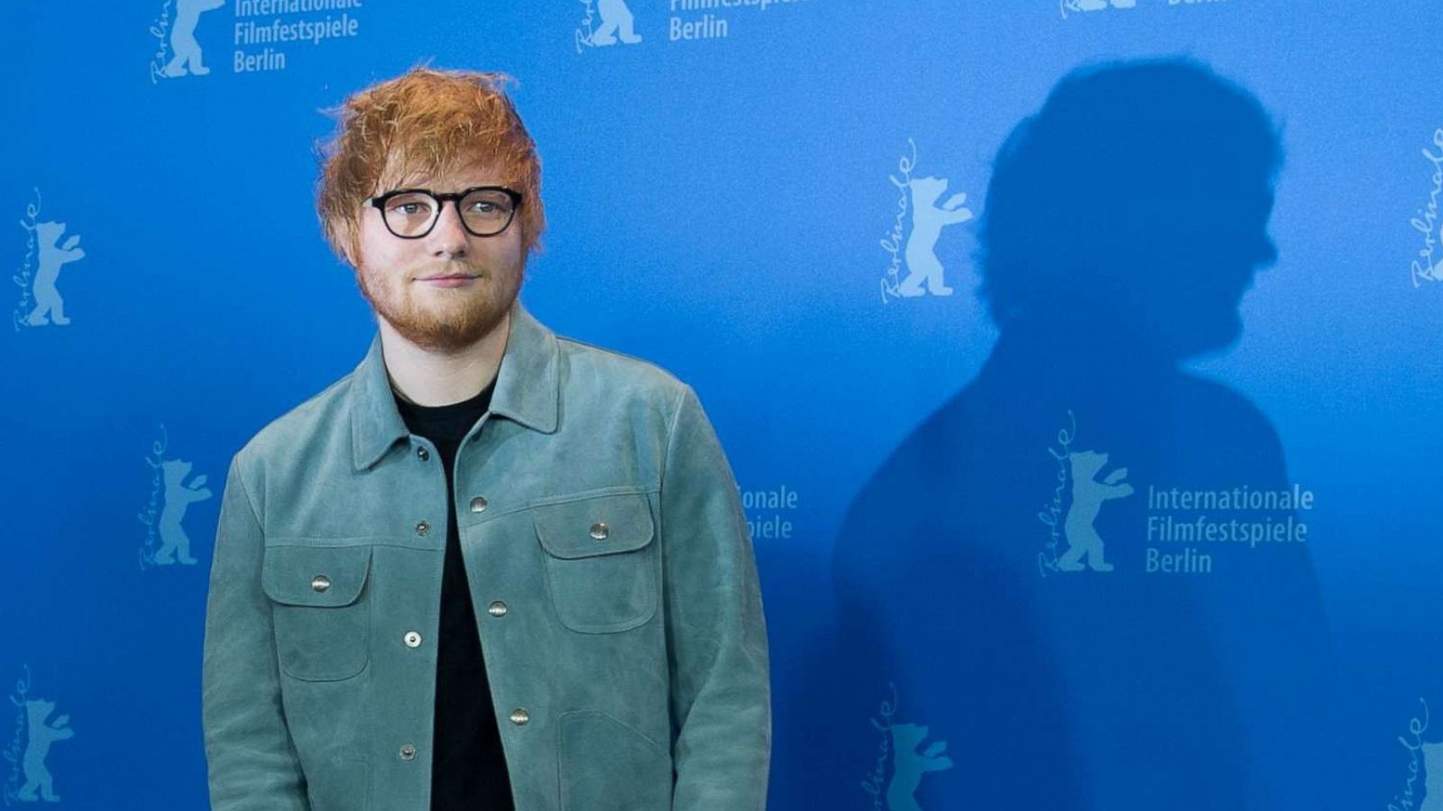 PHOTO: Singer-songwriter Ed Sheeran poses at an event for the film "Songwriter" at the Berlinale film festival in Berlin on Feb. 23, 2018.