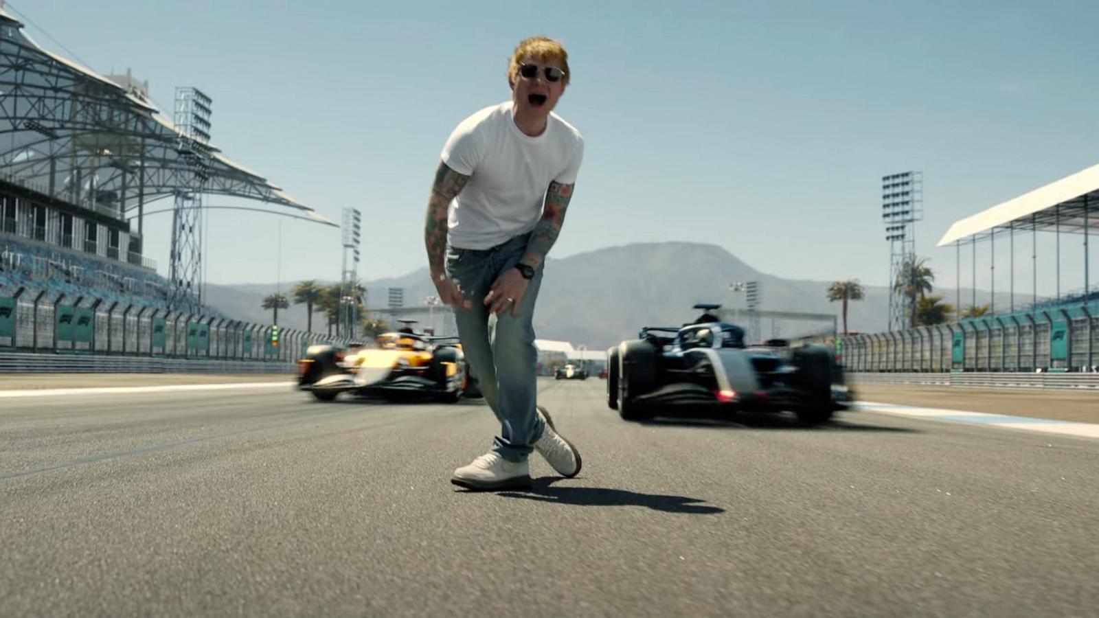PHOTO: Ed Sheeran is shown in a scene from his video for "Drive."