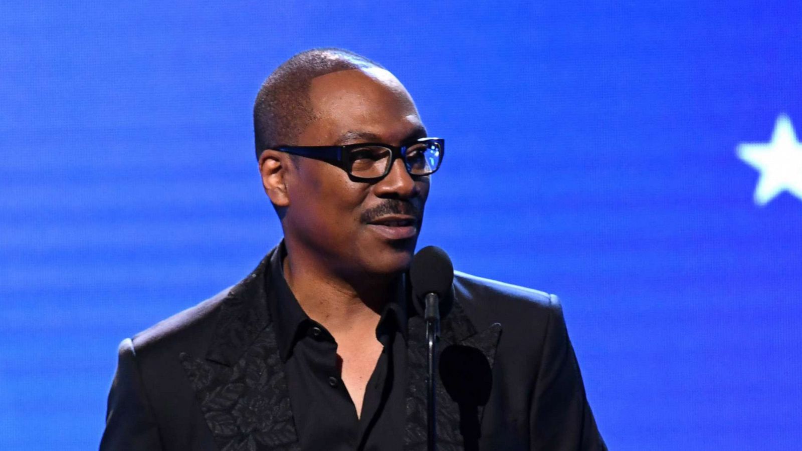 PHOTO: Eddie Murphy accepts the Lifetime Achievement Award onstage during the 25th Annual Critics' Choice Awards at Barker Hangar on Jan. 12, 2020 in Santa Monica, Calif.