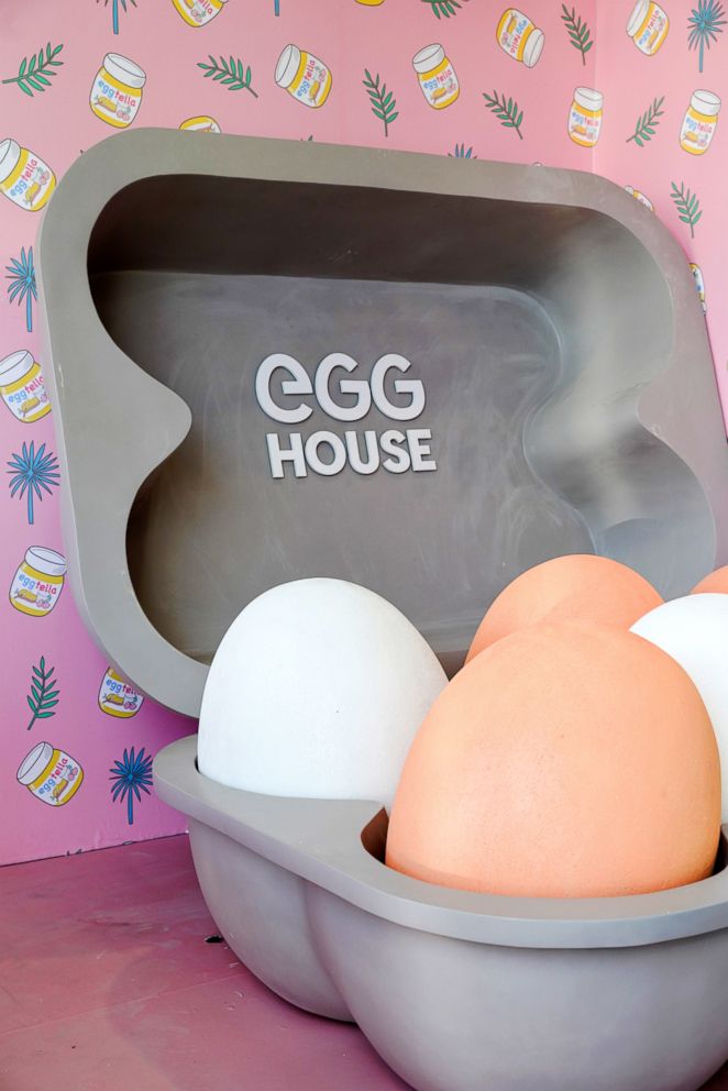 PHOTO: Egg House is an egg-themed pop-up space in Los Angeles.