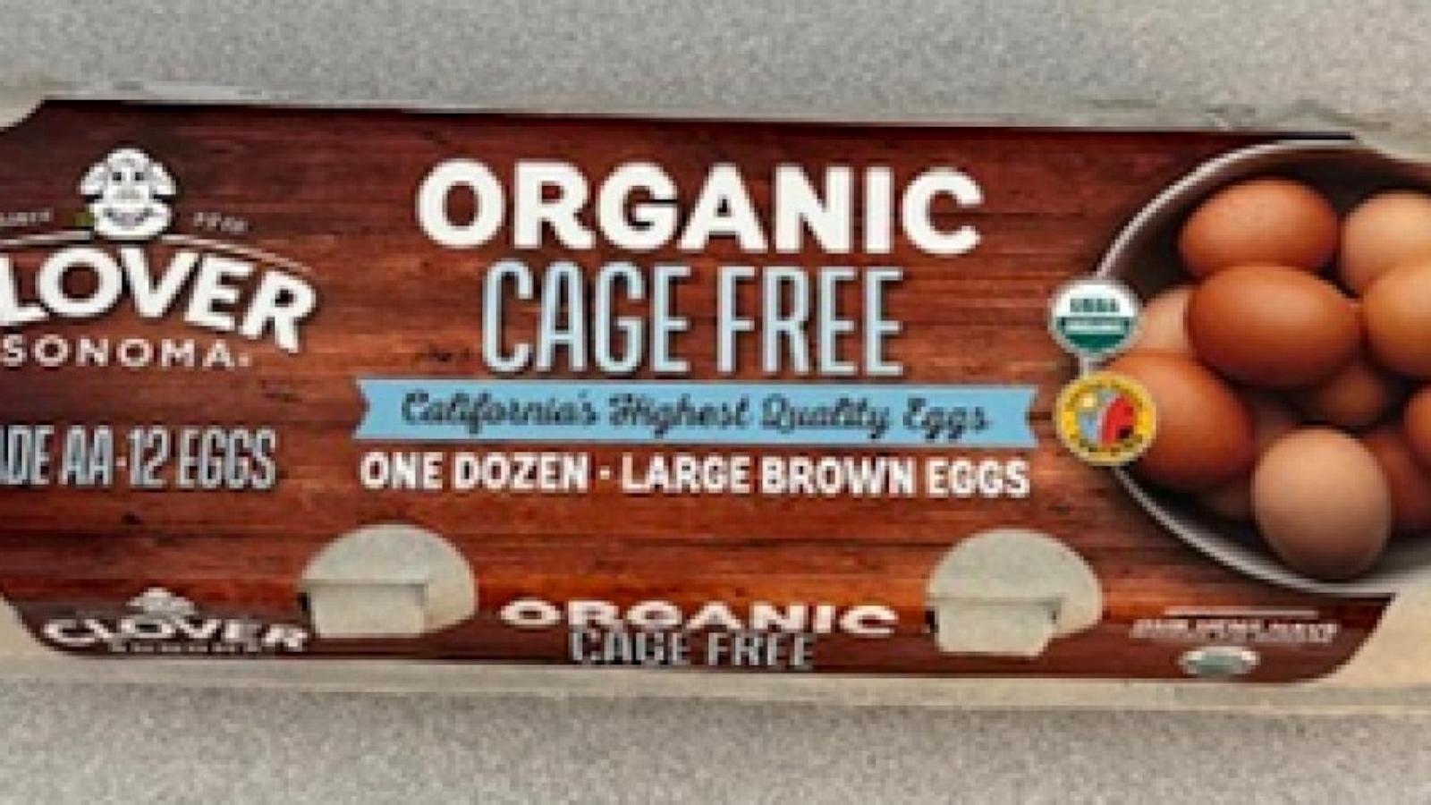 PHOTO: August Egg Company is recalling brown cage-free eggs and brown certified organic eggs due to a potential salmonella contamination.
