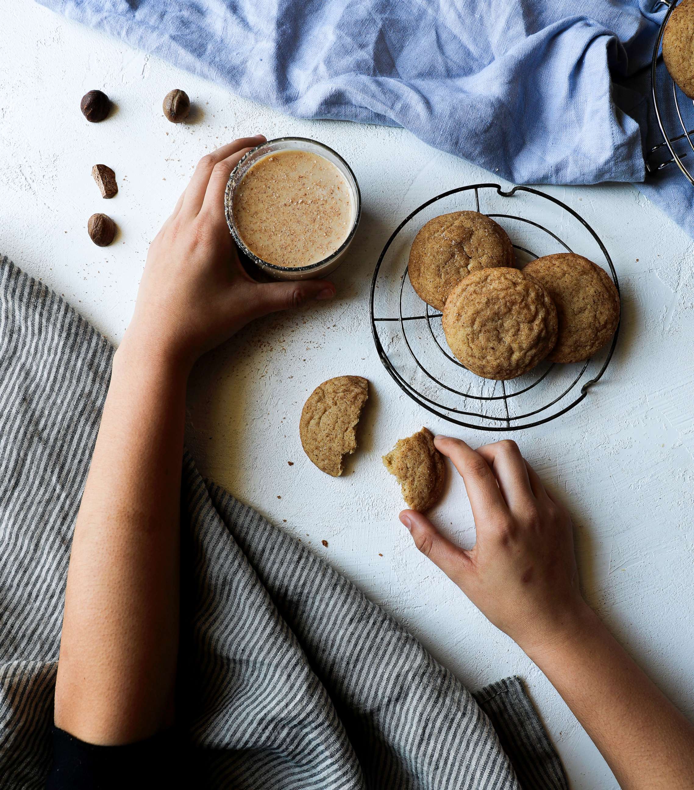 PHOTO: Rebecca Firth's eggnog  snickerdoodles