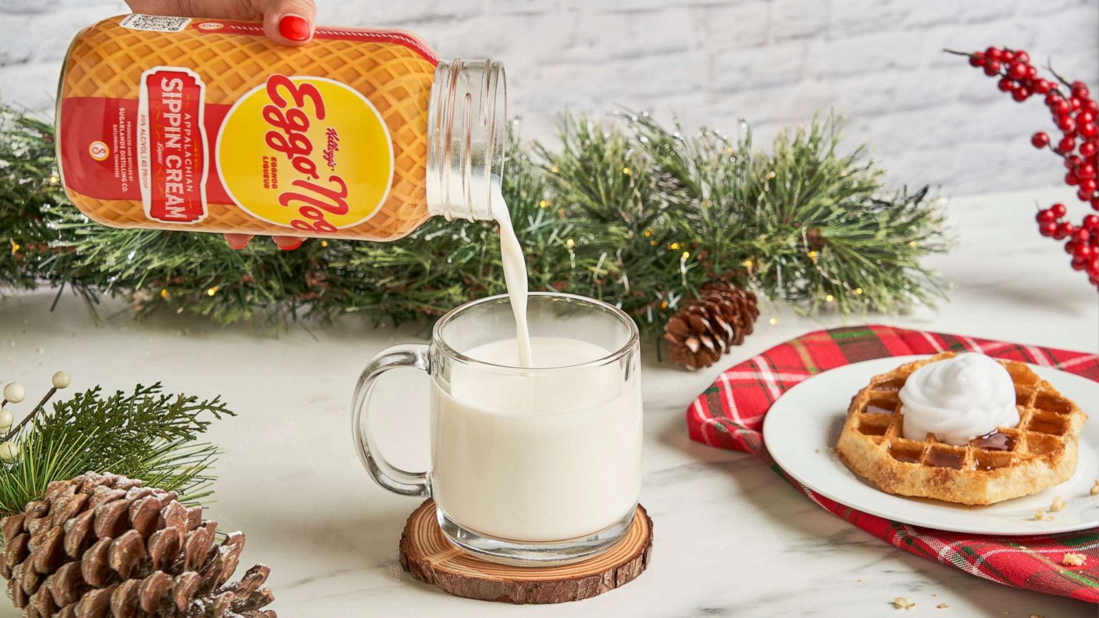 PHOTO: Eggo’s first-ever Eggo Nog, made with Sugarlands Distilling Co.