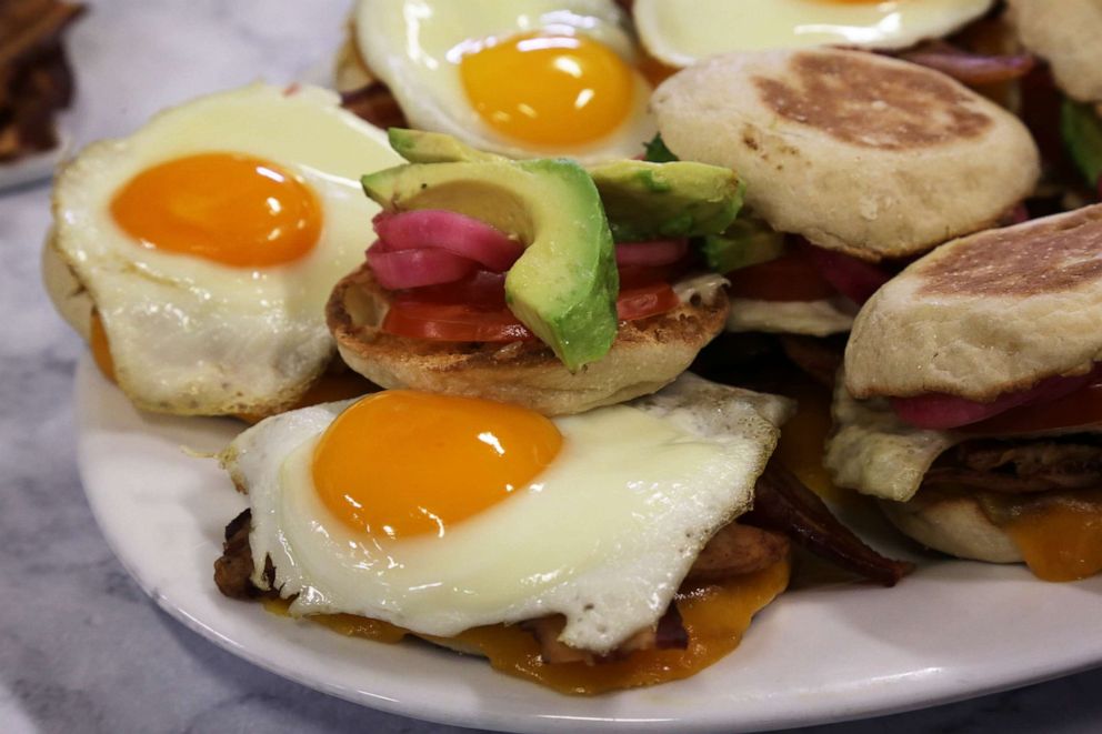 PHOTO: Chef Ryan Scott's make-it-your-own egg sammie.