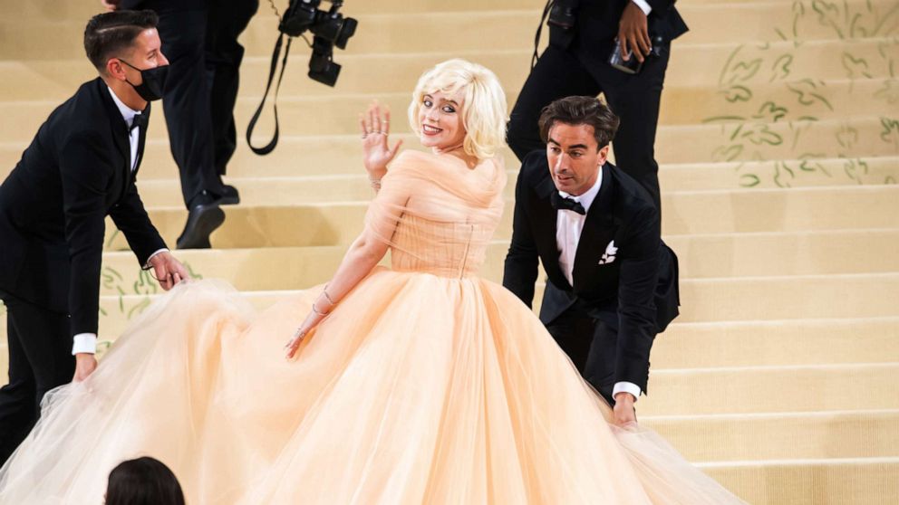 PHOTO: Billie Eilish attends the 2021 Met Gala celebrating 'In America: A Lexicon of Fashion' at The Metropolitan Museum of Art on Sept. 13, 2021, in New York City.