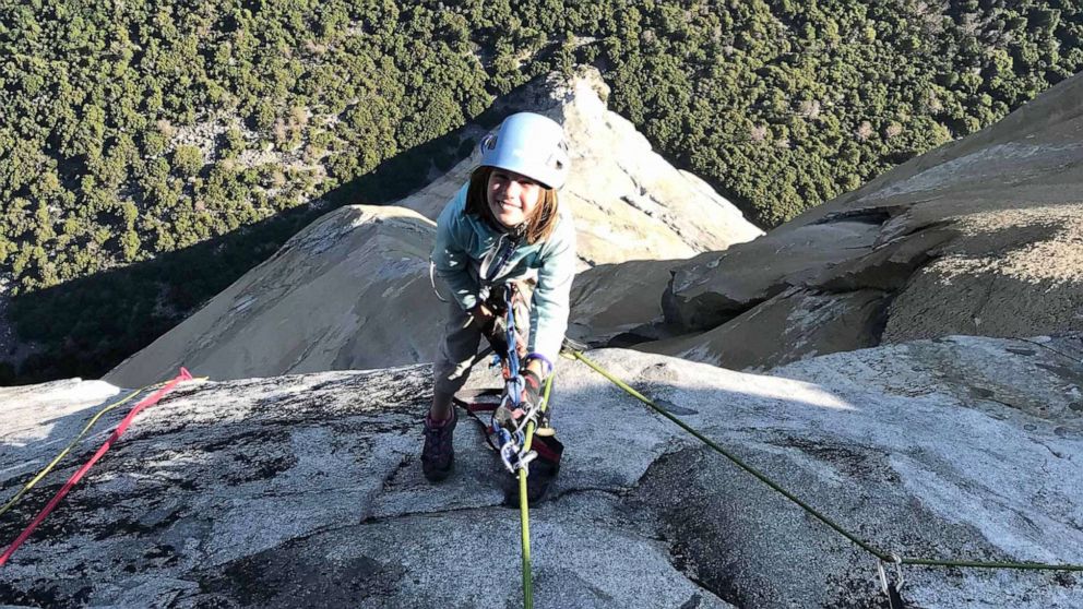 PHOTO: In this undated photo, Selah Schneiter, 10, is shown climbing "The Nose" of El Capitan at Yosemite National Park.