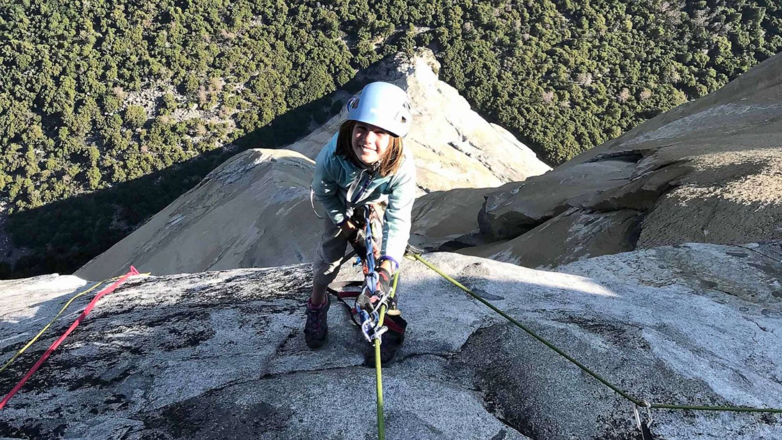 PHOTO: In this undated photo, Selah Schneiter, 10, is shown climbing "The Nose" of El Capitan at Yosemite National Park.