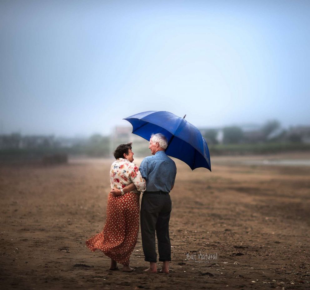 PHOTO: Older couples model for Setia and her students in photography workshops.