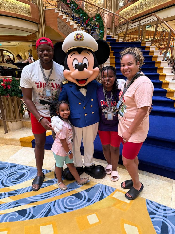 PHOTO: Jeff and Christy Freeman took their daughters on a Disney Cruise to The Bahamas.