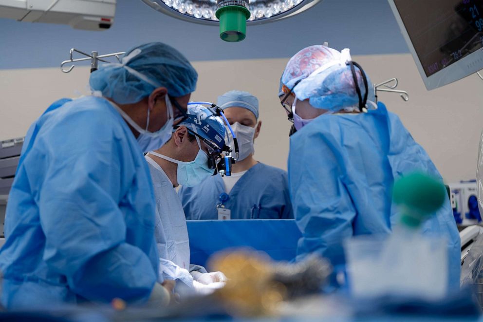 PHOTO: Surgeons at Dell Children's Medical Center operate on Elias Robinson-Rodriquez in June 2023.
