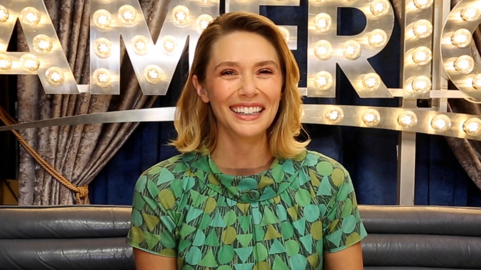 PHOTO: Elizabeth Olsen poses for a portrait after her appearance on ABC's "Good Morning America" on June 28, 2022.