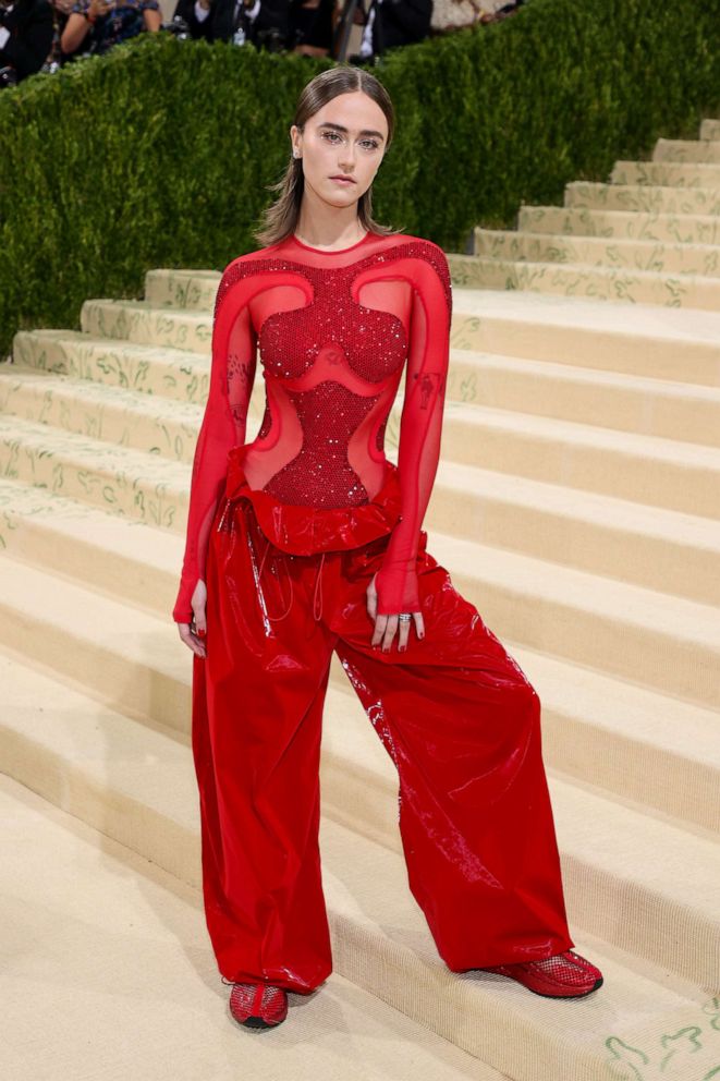 PHOTO: Ella Emhoff attends The 2021 Met Gala Celebrating In America: A Lexicon Of Fashion at Metropolitan Museum of Art, Sept. 13, 2021, in New York.