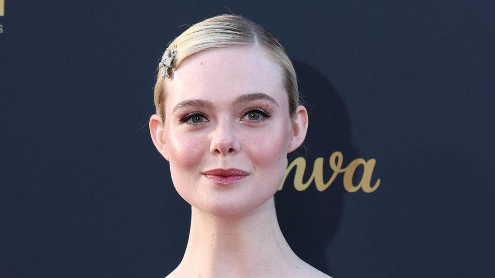 PHOTO: Elle Fanning attends the 50th American Film Institute (AFI) Life Achievement Award ceremony at The Dolby Theatre in Hollywood, April 26, 2025.