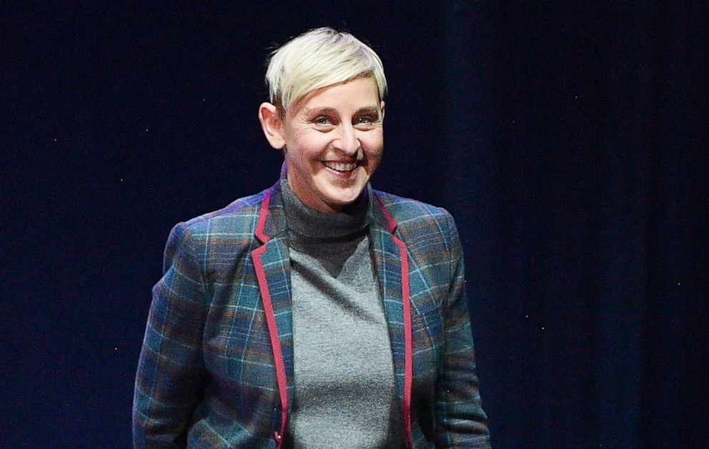 PHOTO: Ellen DeGeneres attends a question and answer session, March 3, 2019, in Toronto, Canada. 