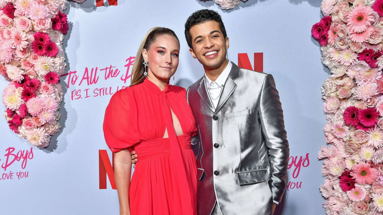 PHOTO: Ellie Woods and Jordan Fisher attend the premiere of Netflix's "To All the Boys: P.S. I Love You" on Feb. 3, 2020 in Los Angeles.