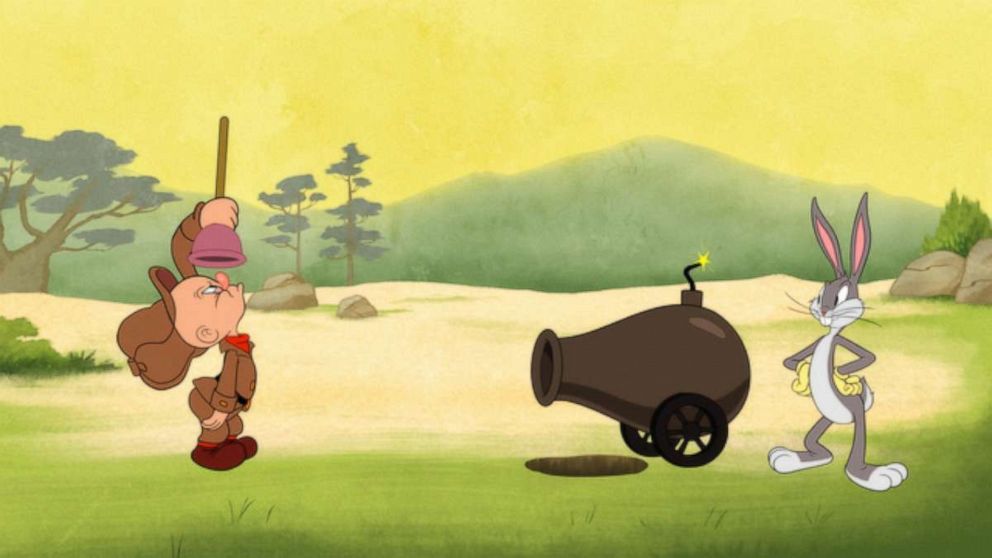 PHOTO: Elmer Fudd and Bugs Bunny are seen in a still from "Looney Tunes Cartoons" on HBO Max.