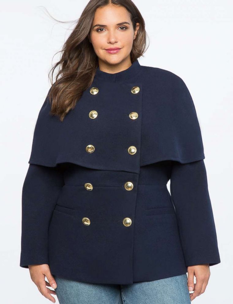 PHOTO: Eloquii Peplum Cape Jacket 