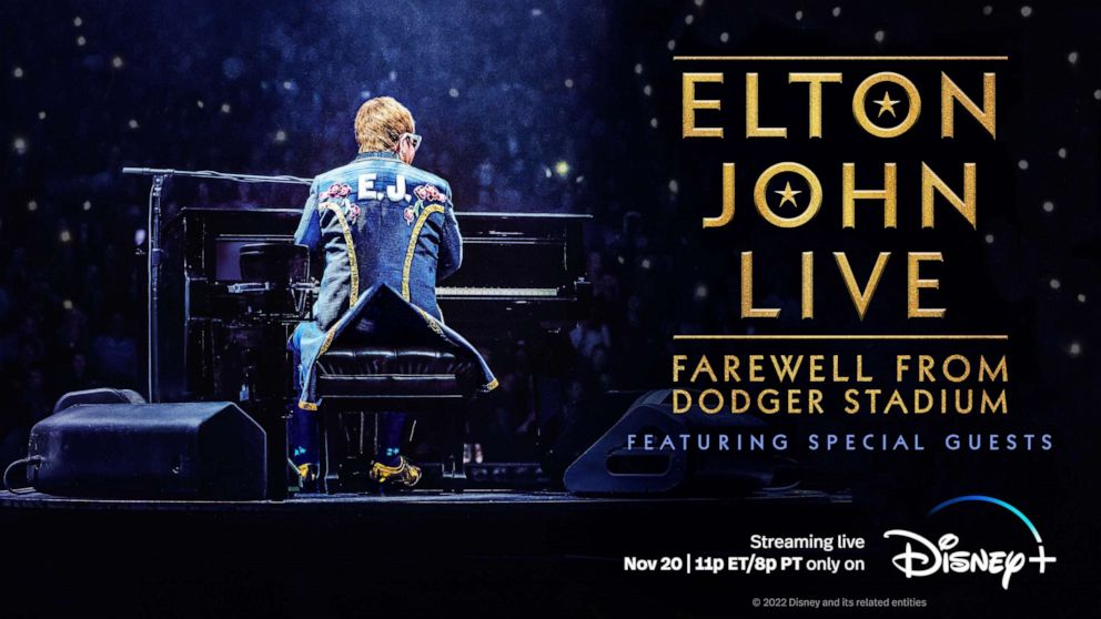 Disney+ to livestream Elton John’s final North American show at Dodger