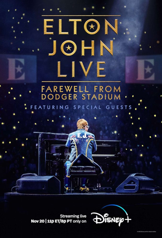 PHOTO: “Elton John Live: Farewell from Dodger Stadium” will commemorate a watershed evening in music history as it unfolds in real-time at Dodger Stadium.