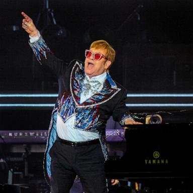 PHOTO: In this Nov. 20, 2022 file photo, Elton John performs in concert at Dodger Stadium, Nov. 20, 2022, in Los Angeles.