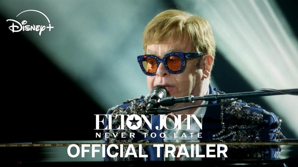 PHOTO: "Elton John: Never Too Late" premieres Dec. 13, 2024 on Disney+.