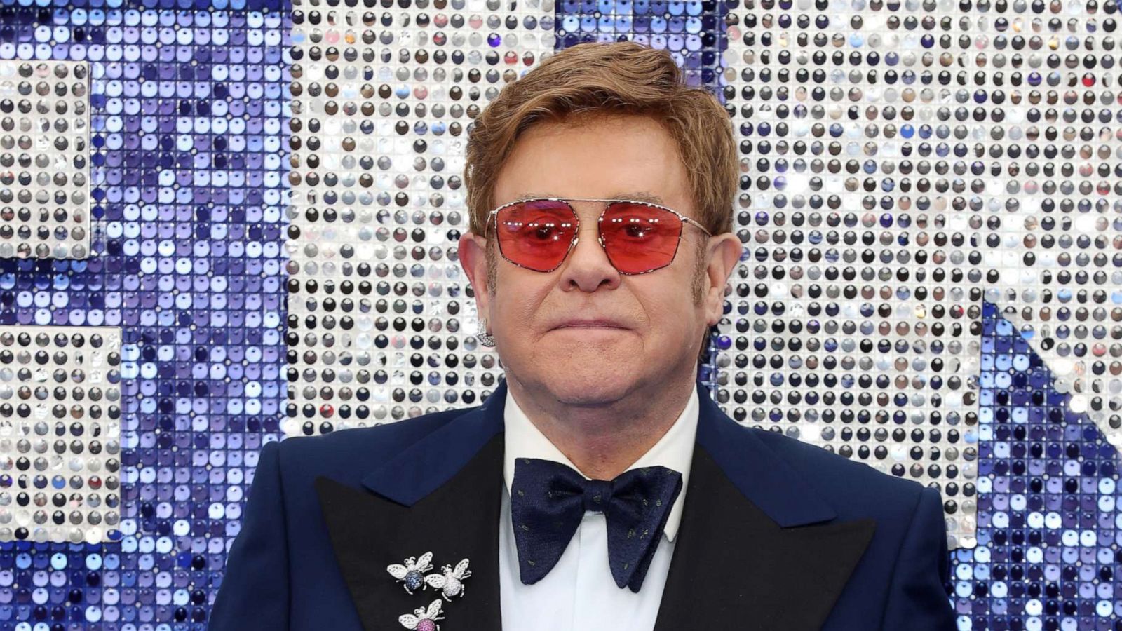 PHOTO: Elton John attends the "Rocketman" UK premiere at Odeon Luxe Leicester Square, May 20, 2019, in London.