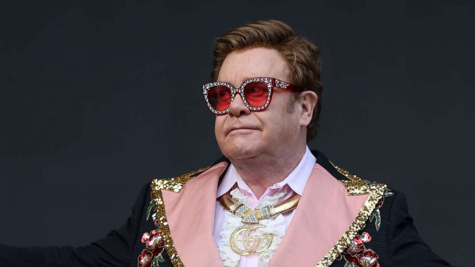 PHOTO: Elton John performs in Auckland, New Zealand, Feb. 16, 2020.