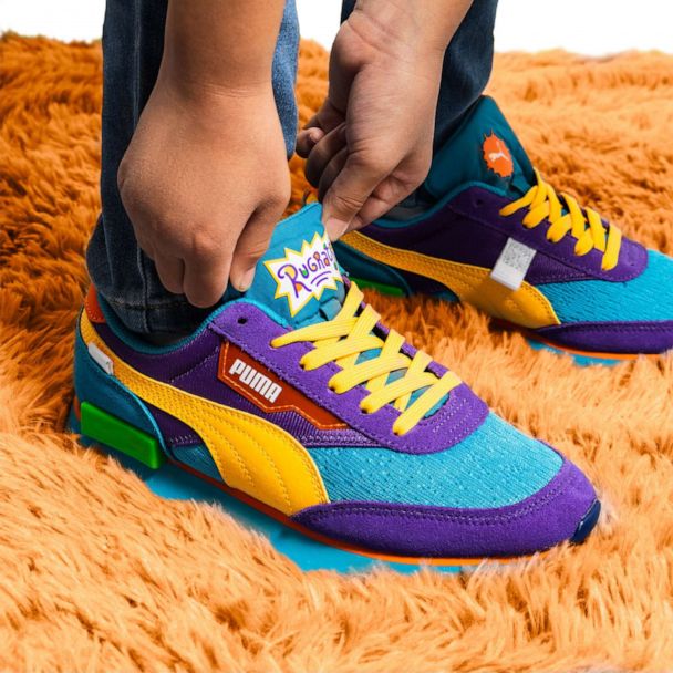 Stof ketting blad Puma teams up with Nickelodeon for new 'Rugrats' collection - Good Morning  America