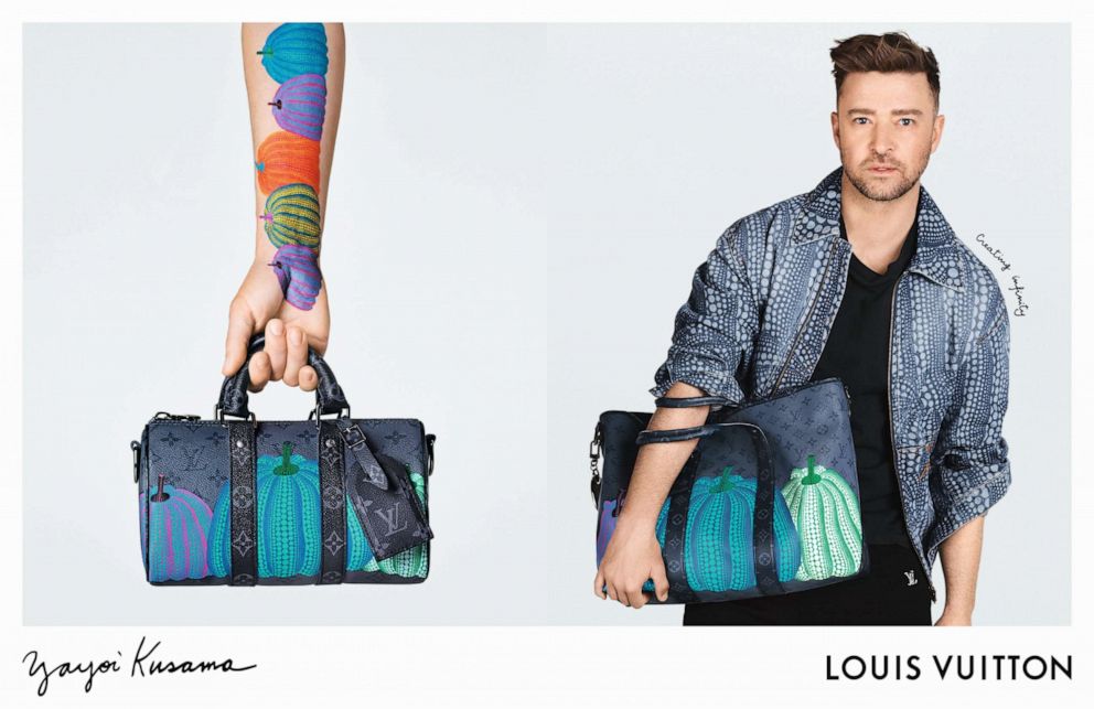 Justin Timberlake makes Louis Vuitton modeling debut in latest Yayoi  Kusama-themed campaign - ABC News