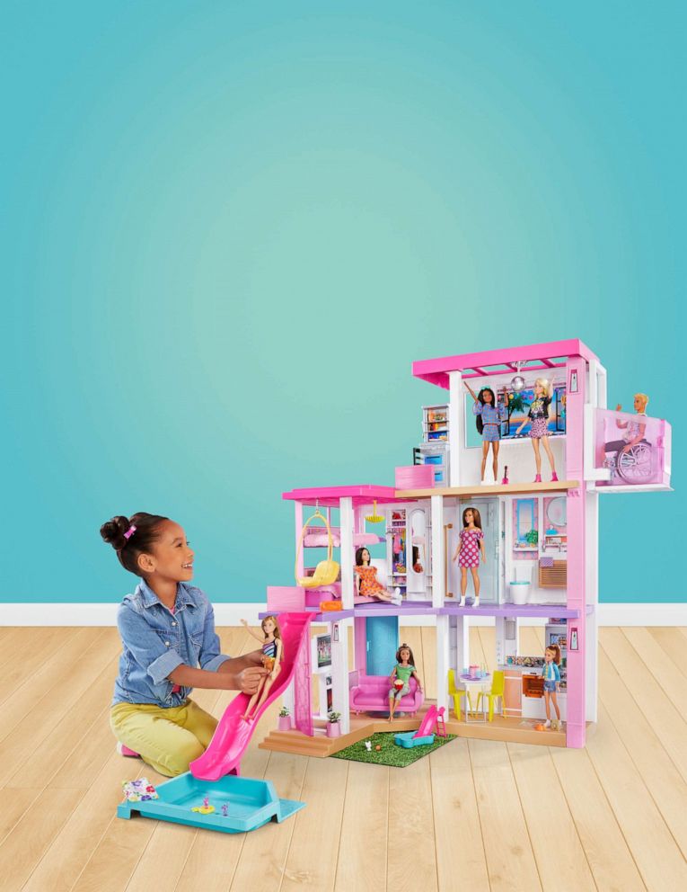 barbie dream house 2 story