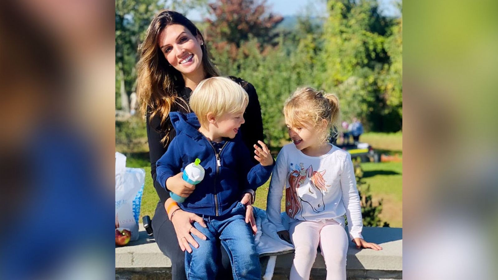 PHOTO: Dr. Stephanie Widmer poses with her two children.