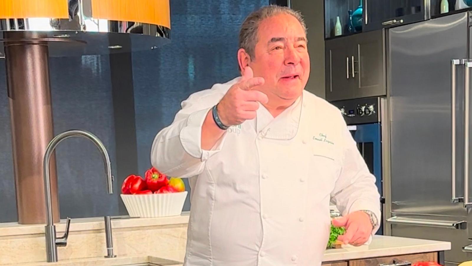 PHOTO: Chef Emeril Lagasse cooks a Mother's Day breakfast in honor of his mom.