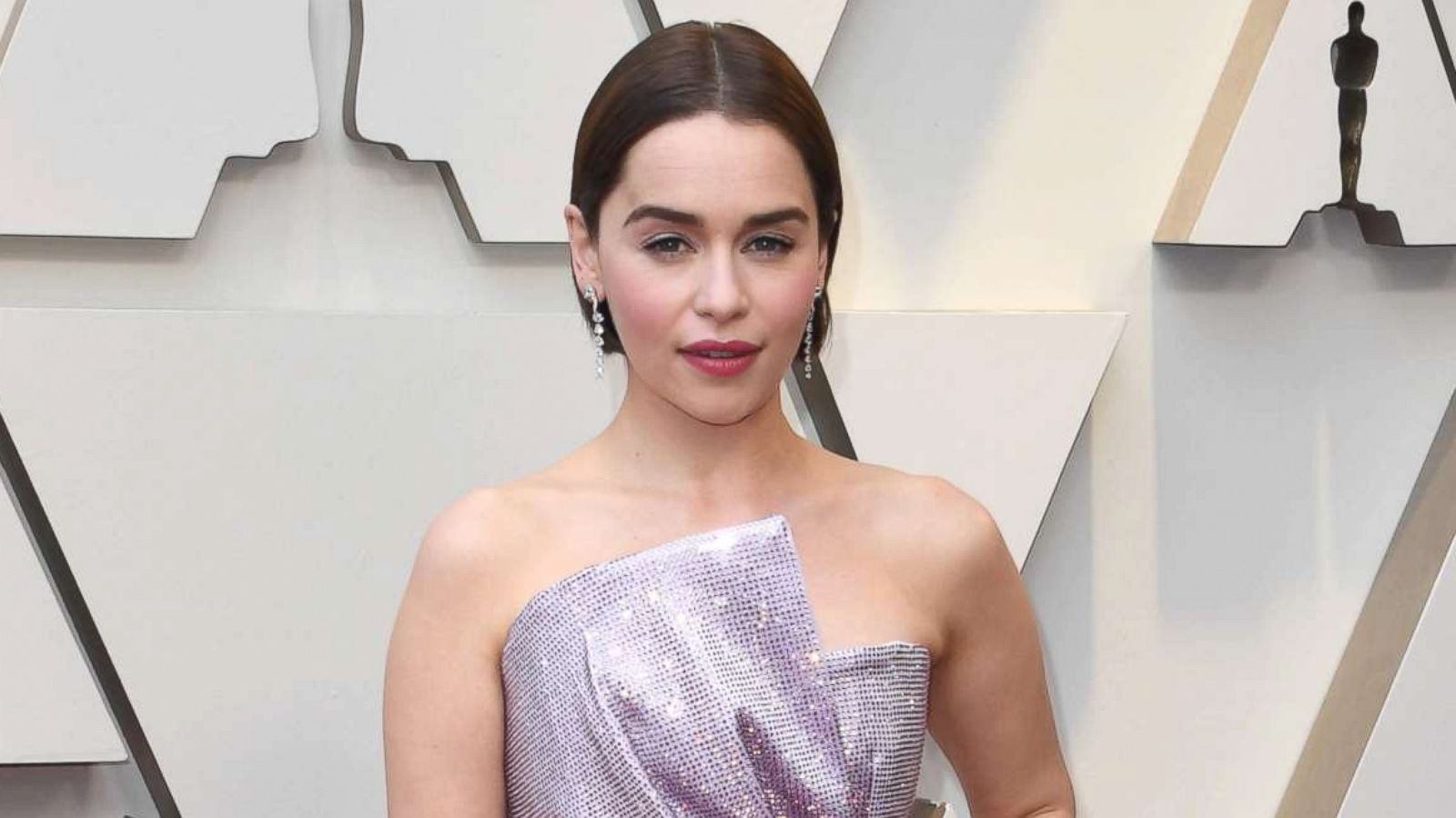 PHOTO: Emilia Clarke arrives for the 91st annual Academy awards at the Dolby Theatre in Hollywood, Calif., Feb. 24, 2019.