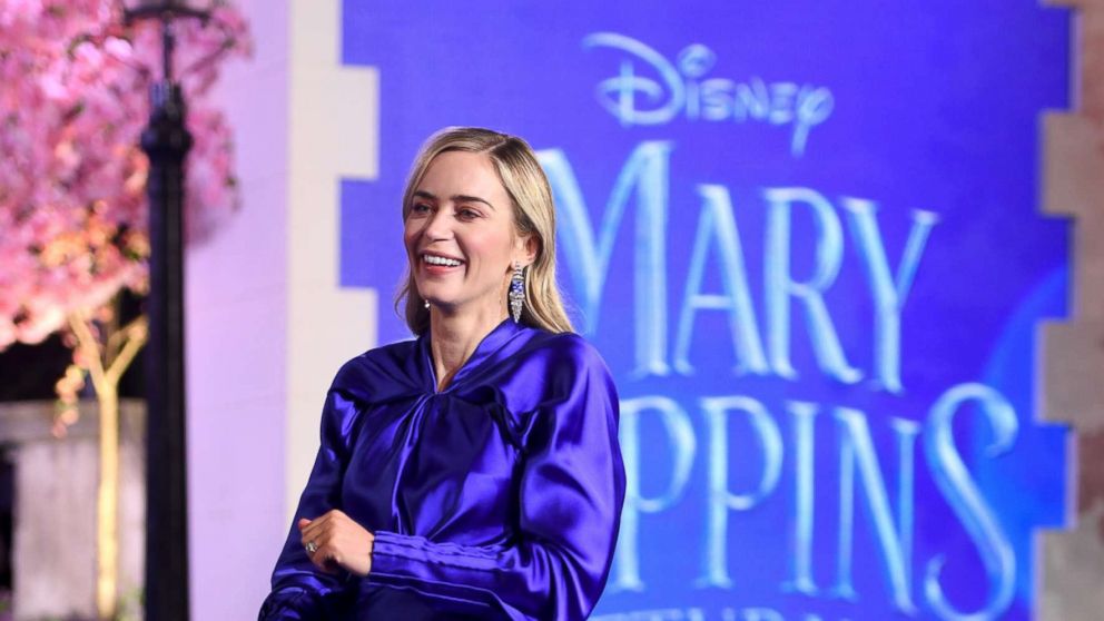 PHOTO: Emily Blunt attends the "Mary Poppins Returns" European Premiere at the Royal Albert Hall, Dec. 12, 2018, in London.