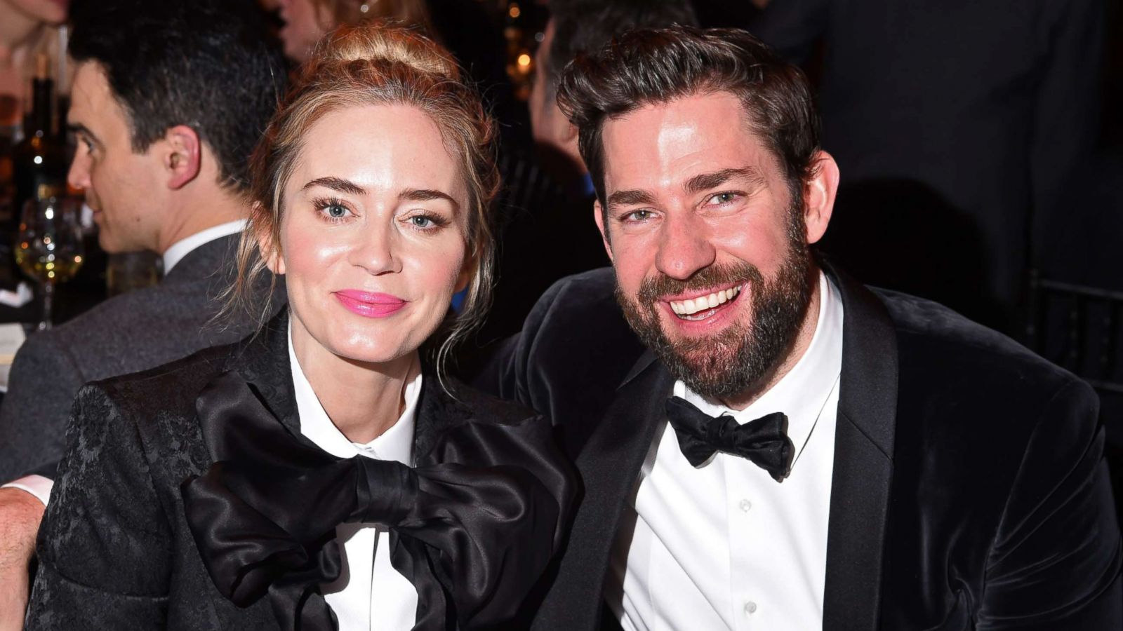 PHOTO: Emily Blunt and John Krasinski attend the 71st Annual Writers Guild Awards in New York, Feb. 17, 2019.