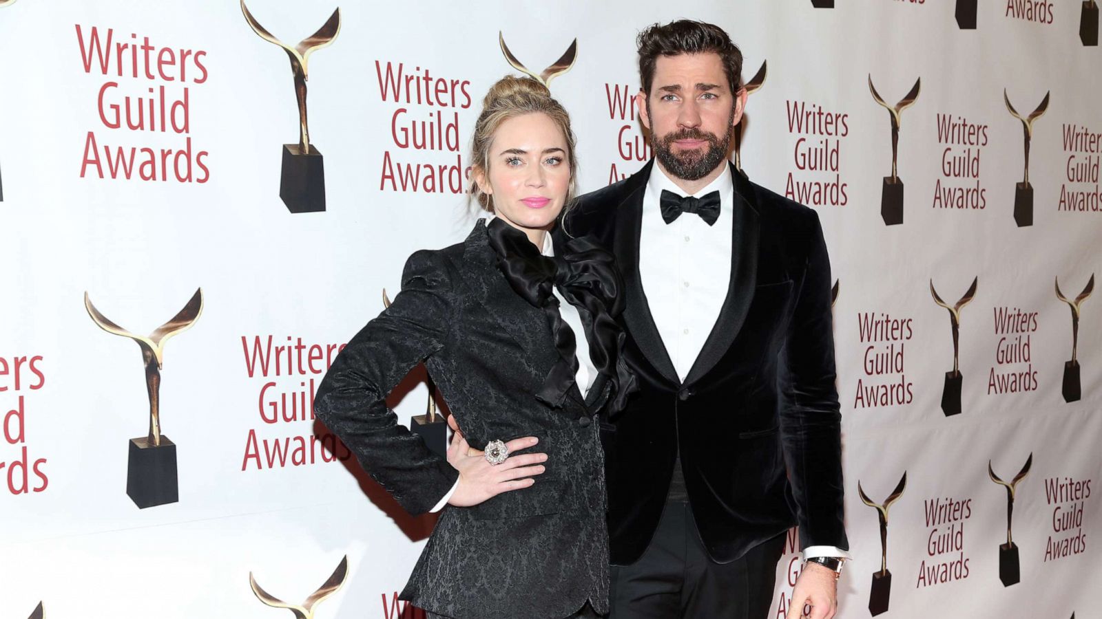 PHOTO: Emily Blunt and John Krasinski at Edison Ballroom on Feb. 17, 2019 in New York City.