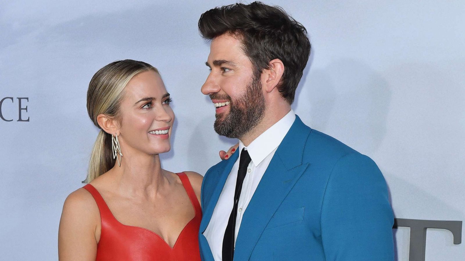 PHOTO: Emily Blunt and husband actor John Krasinski at Rose Theater, Jazz at Lincoln Center, March 8, 2020, in New York City.