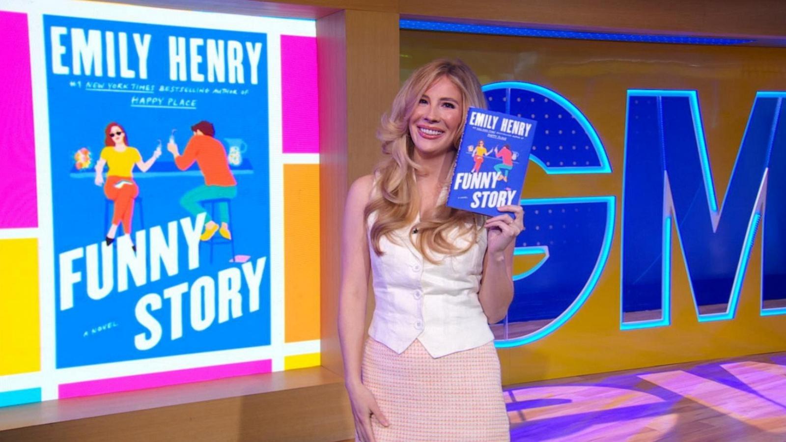 PHOTO: Author Emily Henry appears on Good Morning America with her book "Funny Story."