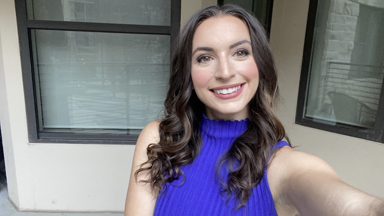 PHOTO: KVUE sports reporter Emily Giangreco provided on-the-ground weather coverage during the massive winter storms in February.