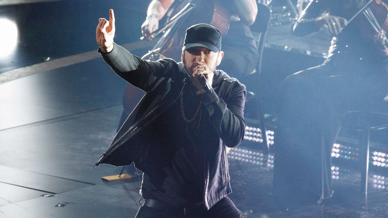 PHOTO: Eminem during the 92nd Academy Awards in Hollywood, Calif., Feb. 9, 2020.