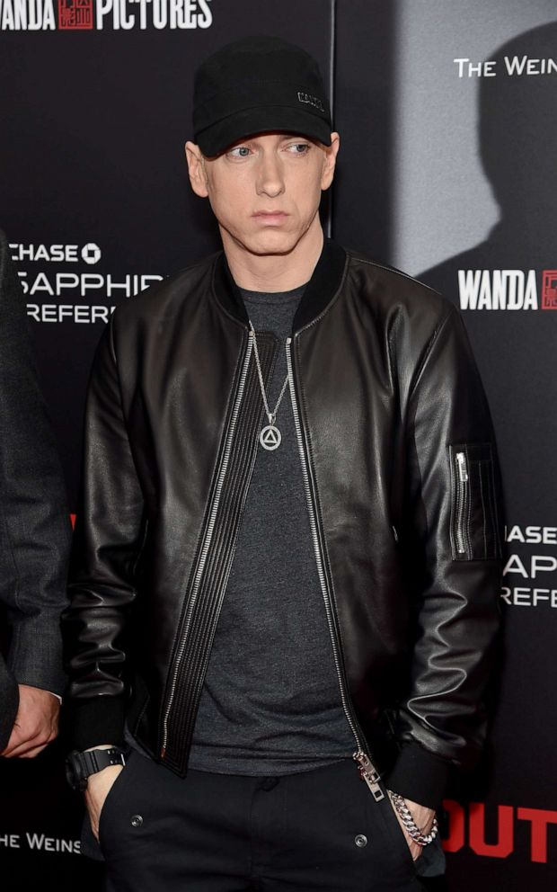 PHOTO: Eminem attends the New York premiere of "Southpaw," July 20, 2015, in New York.