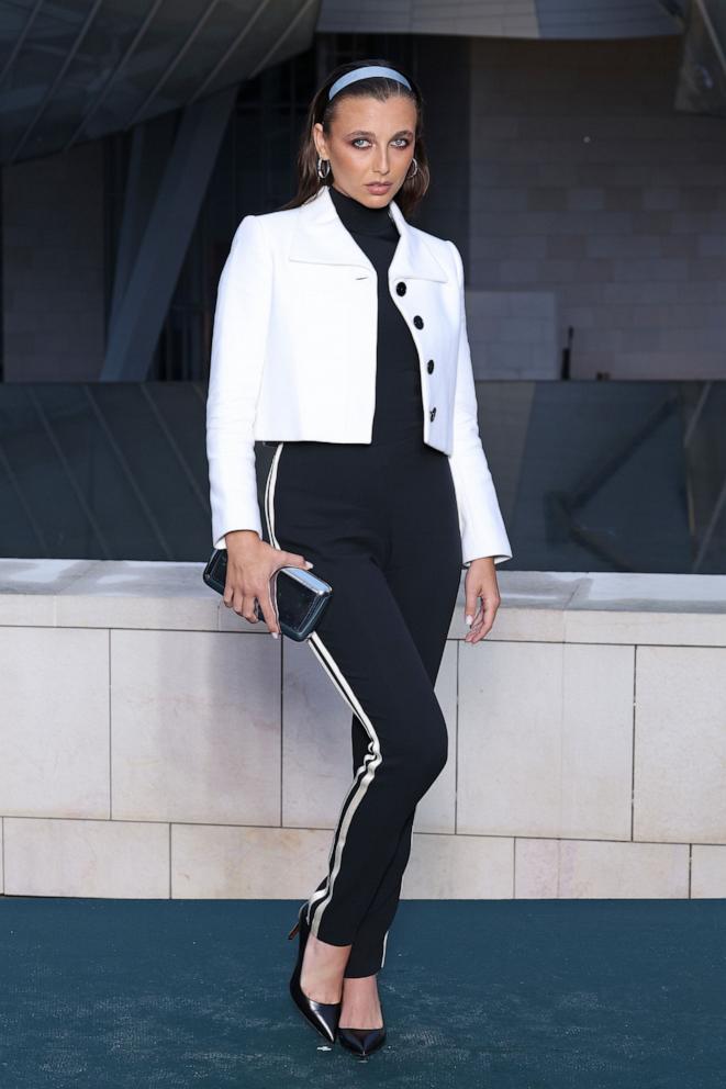 PHOTO: Emma Chamberlain attends The Prelude To The Olympics At Fondation Louis Vuitton, on July 25, 2024, in Paris.