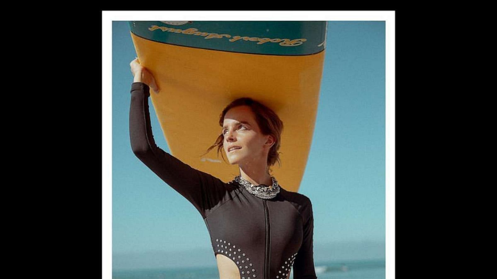 Emma Watson shows natural beauty as she surfs into summer in series of new  images - Good Morning America
